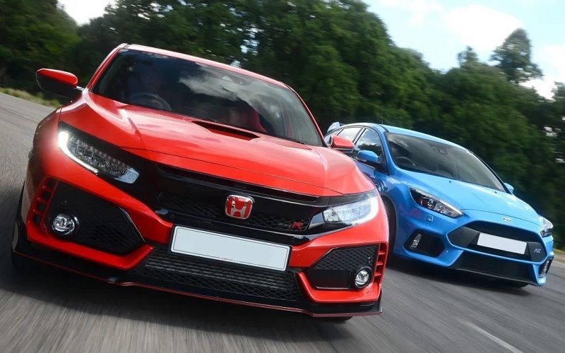 Honda Civic Type-R Vs Ford Focus RS